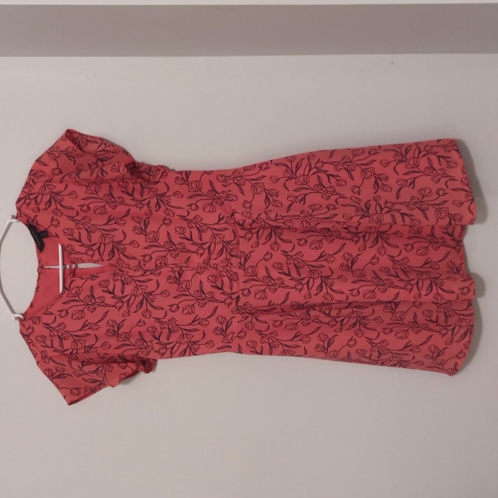 Banana Republic Coral Floral Dress